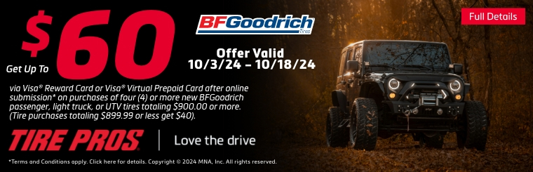 BFgoodrich Tires Special | Neighborhood Tire Pros